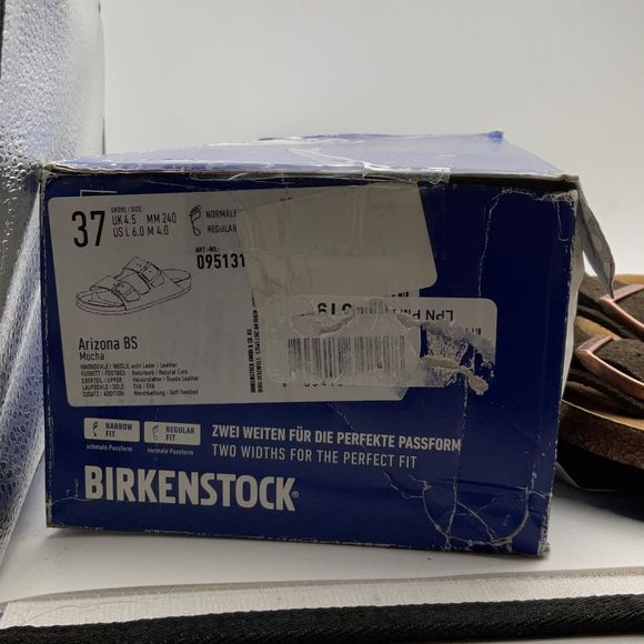 Birkenstock Arizona Mocha size 6-6.5, Size 37. ⭐️New with box🔥 - Picture 9 of 9
